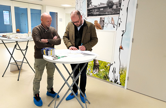 Nieuw schoolgebouw overgedragen aan toekomstige gebruikers