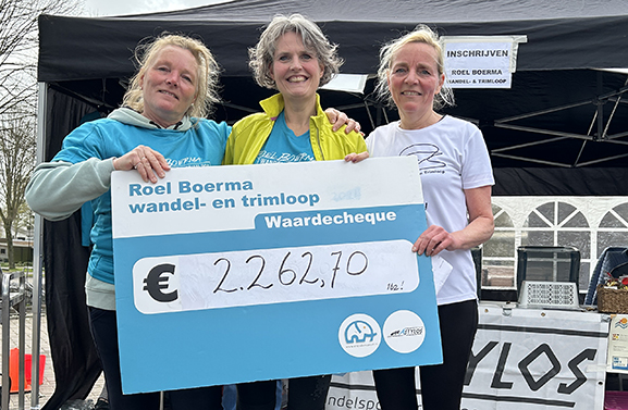 162 deelnemers tijdens de Roel Boerma wandel- en trimloop in Tiel