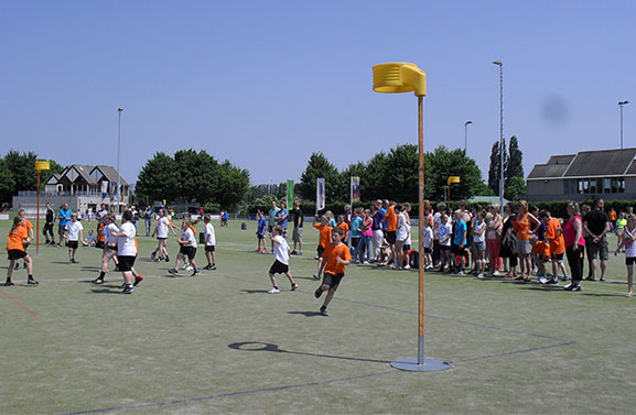 Korfbalvereniging Tiel'72 organiseert na 7 jaar weer schoolkorfbaltoernooi