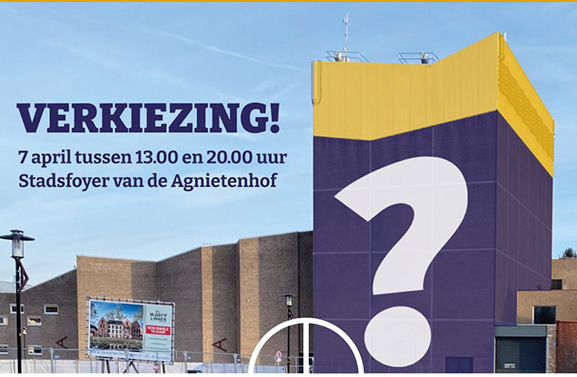Bewoners mogen stemmen op het ontwerp voor muurschildering Agnietenhof
