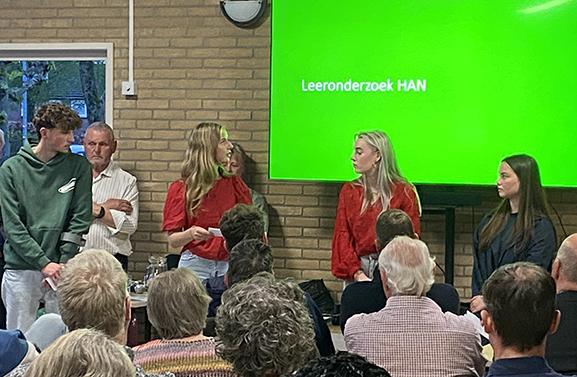 Inventarisatie van het Rijswijkse dorpsleven door studenten HAN