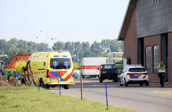 Dode bij bedrijfsongeval agrarisch bedrijf in Vuren