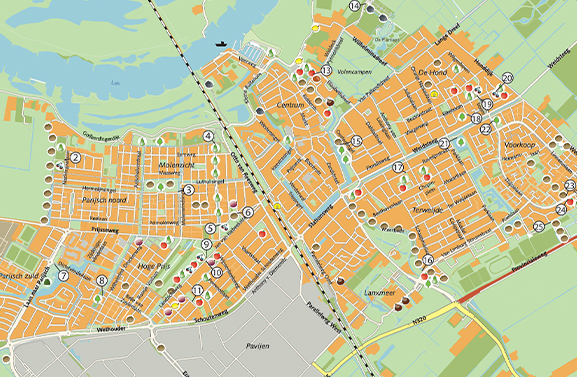 Gemeente stimuleert wildplukken met kaart en herkenbare bordjes