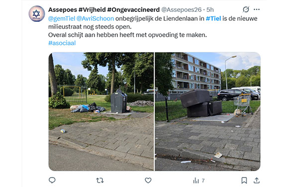 Gemeente Tiel komt met verlichting bij hotspot van afvaldumping
