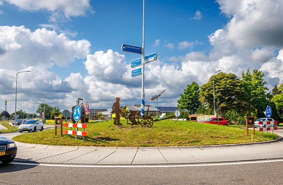 Rotonde in Kapel-Avezaath verbeeldt landbouw door de eeuwen heen