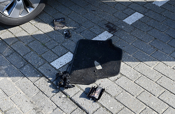 Oververhitte powerbank veroorzaakt autobrand