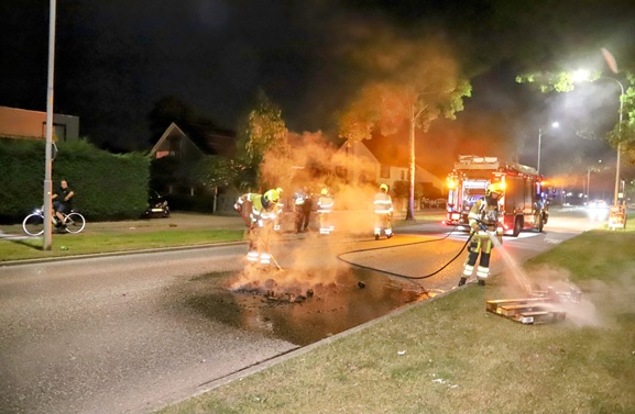 Meerdere branden gesticht op Nieuwe Tielseweg
