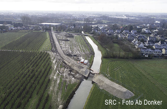 Zandbedden aangebracht voor randweg Tricht