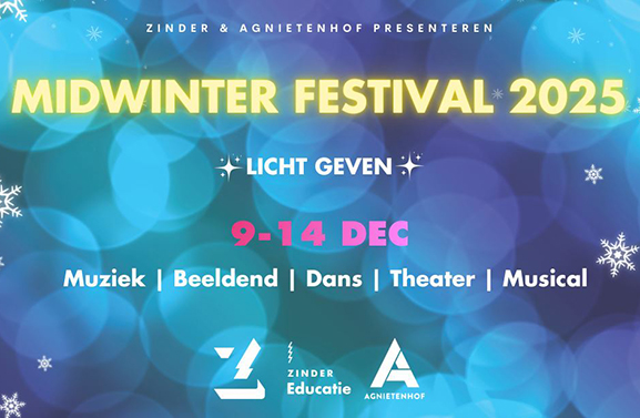 Zinder en Agnietenhof geven licht tijdens het Midwinter Festival 2025