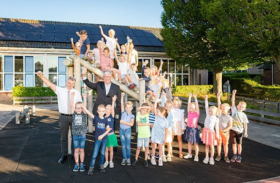 Eben Haezerschool in Waardenburg van het gas af