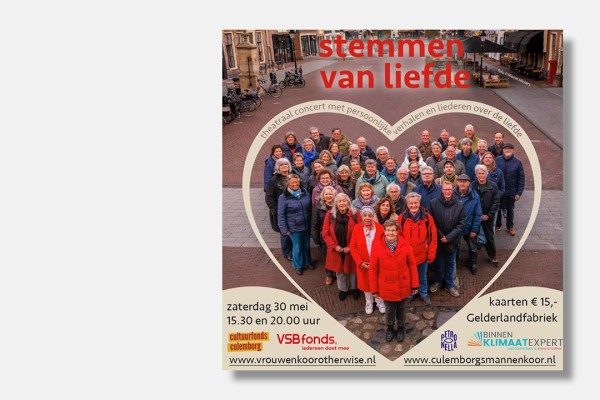 ‘Stemmen van liefde’: Culemborgse koren breken met traditie