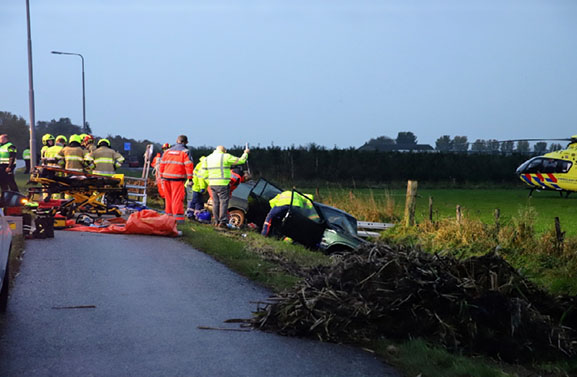 Gewonden bij ernstig ongeval op de N320 ter hoogte van Ingen