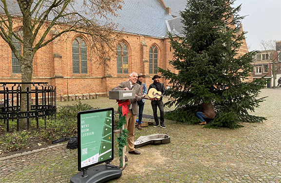 Wensboom in het centrum van Leerdam