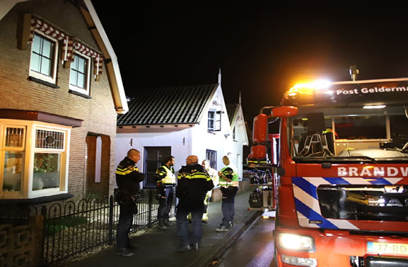 Brandstichting in woning aan de Herman Kuijkstraat in Geldermalsen
