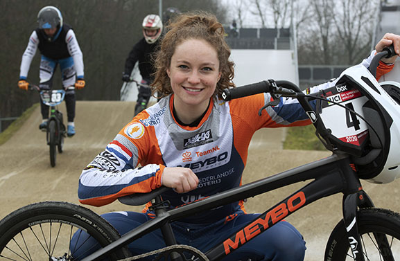 Geen plek in Oranje WK BMX-selectie voor Judy Baauw