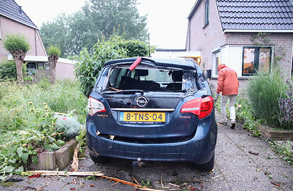 Blikseminslag in Culemborg veroorzaakt veel schade