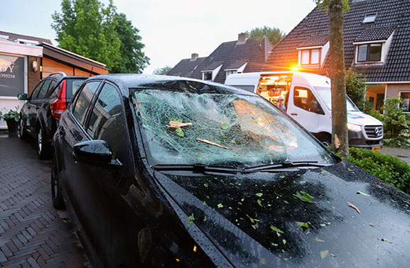 Blikseminslag in Culemborg veroorzaakt veel schade