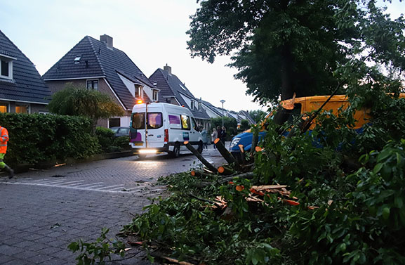Blikseminslag in Culemborg veroorzaakt veel schade