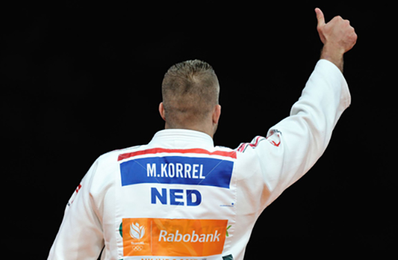 Judoka Michael Korrel uit Vianen wint goud in Parijs