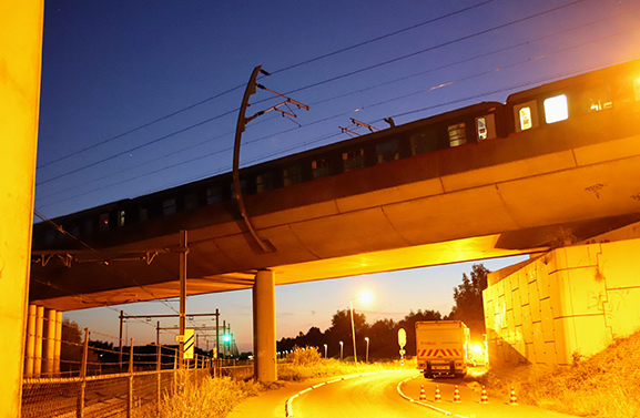 Internationale trein valt stil op Betuweroute