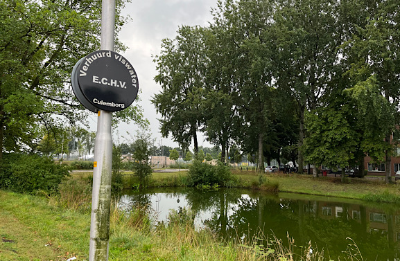 Vissen dreigen te stikken in vijver Culemborg