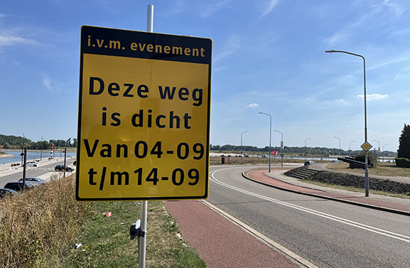 Vanaf donderdag 1 september parkeren op Waalkade in Tiel even niet mogelijk
