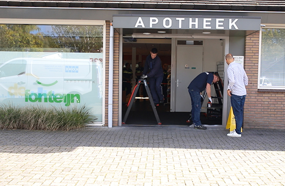 150 uur taakstraf voor man die apotheek Fonteijn in Culemborg binnen reed