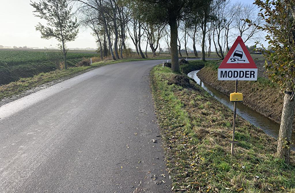 Voorkom modder op de weg in deze tijd van het jaar