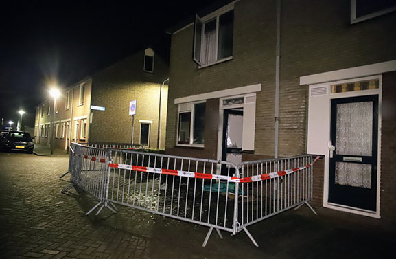 Explosie bij woning aan de Patrimoniumstraat in Leerdam