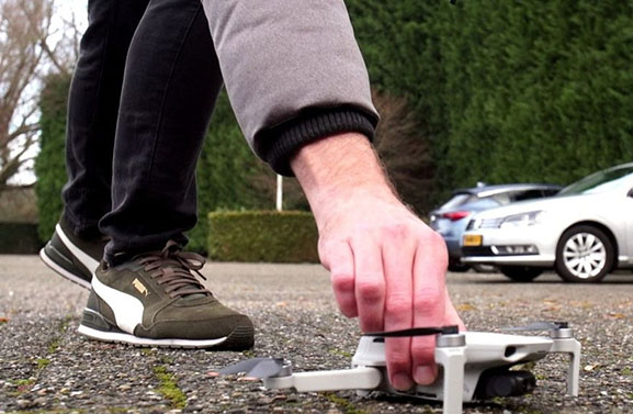 Drone speurt naar brandbare rommel in en rond Waardenburg