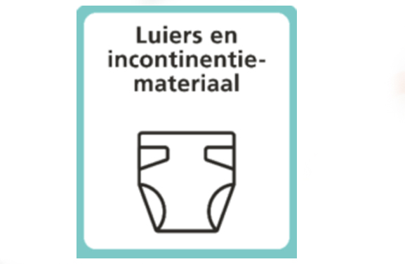 Gescheiden inzameling incontinentiemateriaal en babyluiers in Buren