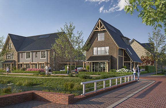 Bouw gestart van 38 duurzame woningen in Hoef en Haag