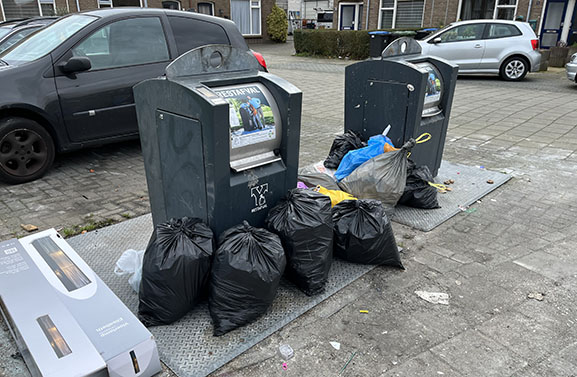 Zwerfafval en naastplaatsingen, groeiend probleem in Tiel