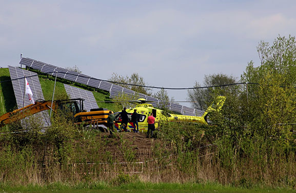 Quad-rijdster gewond afgevoerd na ongeval op crossbaan in Geldermalsen