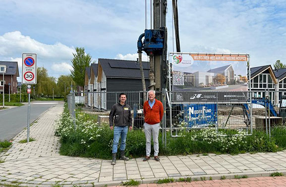 Eerste paal nieuwe hospice Culemborg geslagen