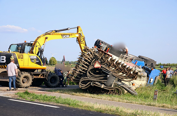 Gewonde bij kantelen tractor met giertank in Lienden