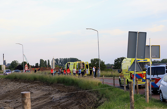 Man valt van fiets, traumahelikopter komt ter plaatse in Zennewijnen