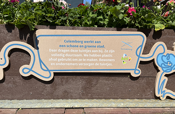 Minder zwerfafval en meer groen in Culemborg dankzij containertuintjes