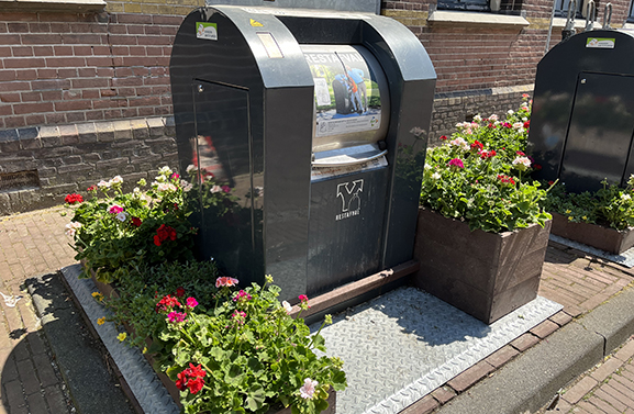 Minder zwerfafval en meer groen in Culemborg dankzij containertuintjes
