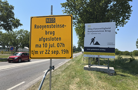 Rooyensteinse Brug bij Zoelen dicht om hem veiliger te maken