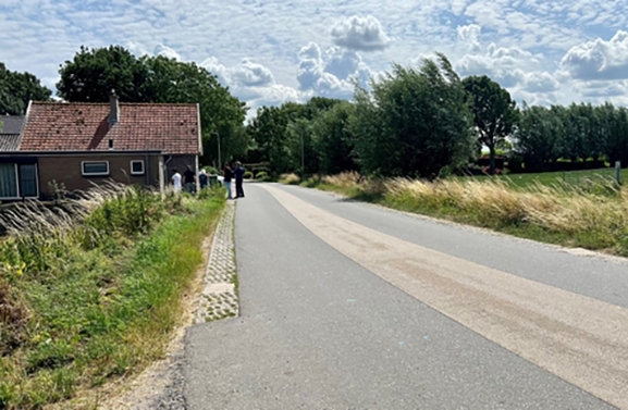Motorrijder verongelukt bij het huis van Eline: 'Gaat door merg en been'