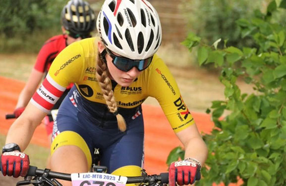 Isis Versluis uit Meerkerk naar het EK mountainbiken in Italië