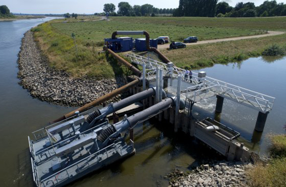 Betere waterhuishouding op de Linge door nieuw gemaal