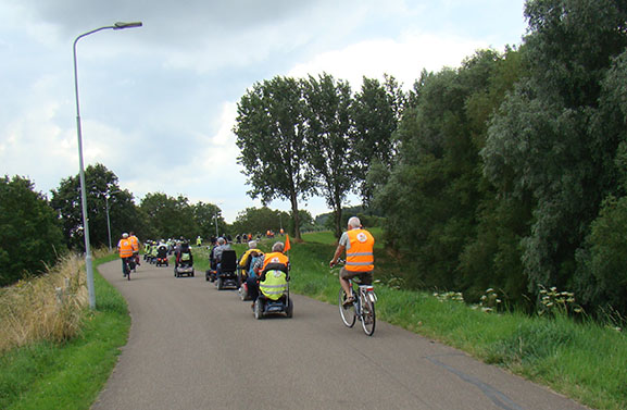 Maas en Waal-toertocht van Flipje op Wielen een groot succes