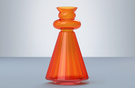 Opnieuw Oranjevaasje in de maak bij het Nationaal Glasmuseum in Leerdam