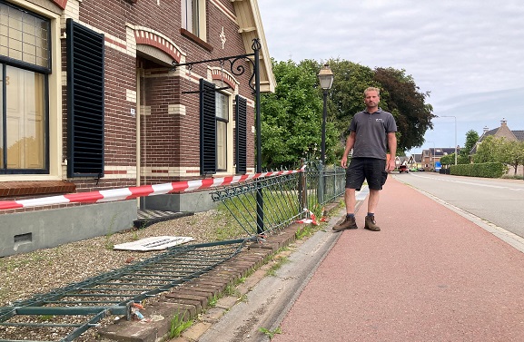 Schrik op schrik bij de smid