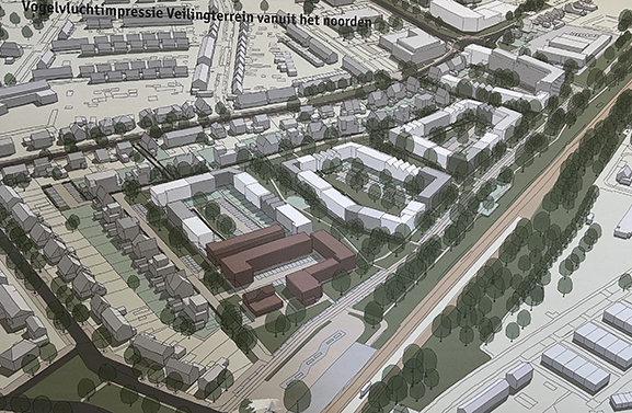 Sloopwerkzaamheden op het Veilingterrein in Tiel officieel gestart