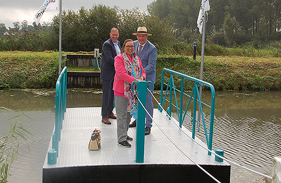 Trekpontje Culemborgse Vliet heropend