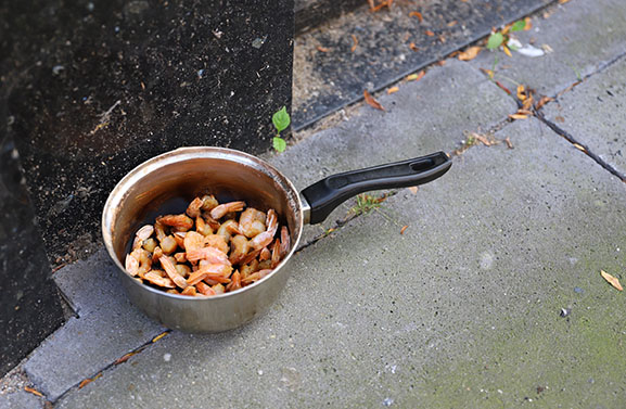 Brandweer Tiel rukt uit voor een pannetje garnalen