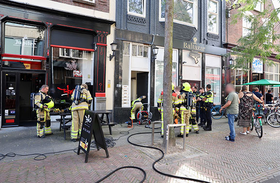 Brandweer Tiel rukt uit voor een pannetje garnalen